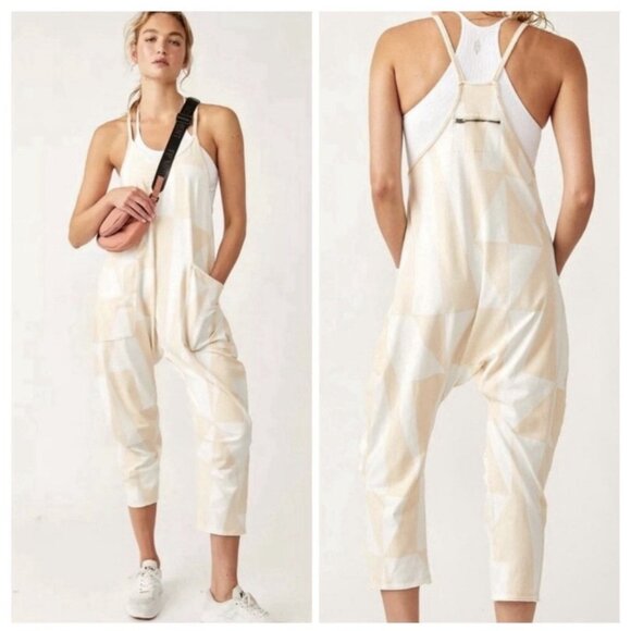 Free People Pants - Free People Movement Hot Shot One piece Jumpsuit Incline Bamboo-Size S NEW W/TAG